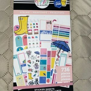 SPRING  Classic Size Happy Planner